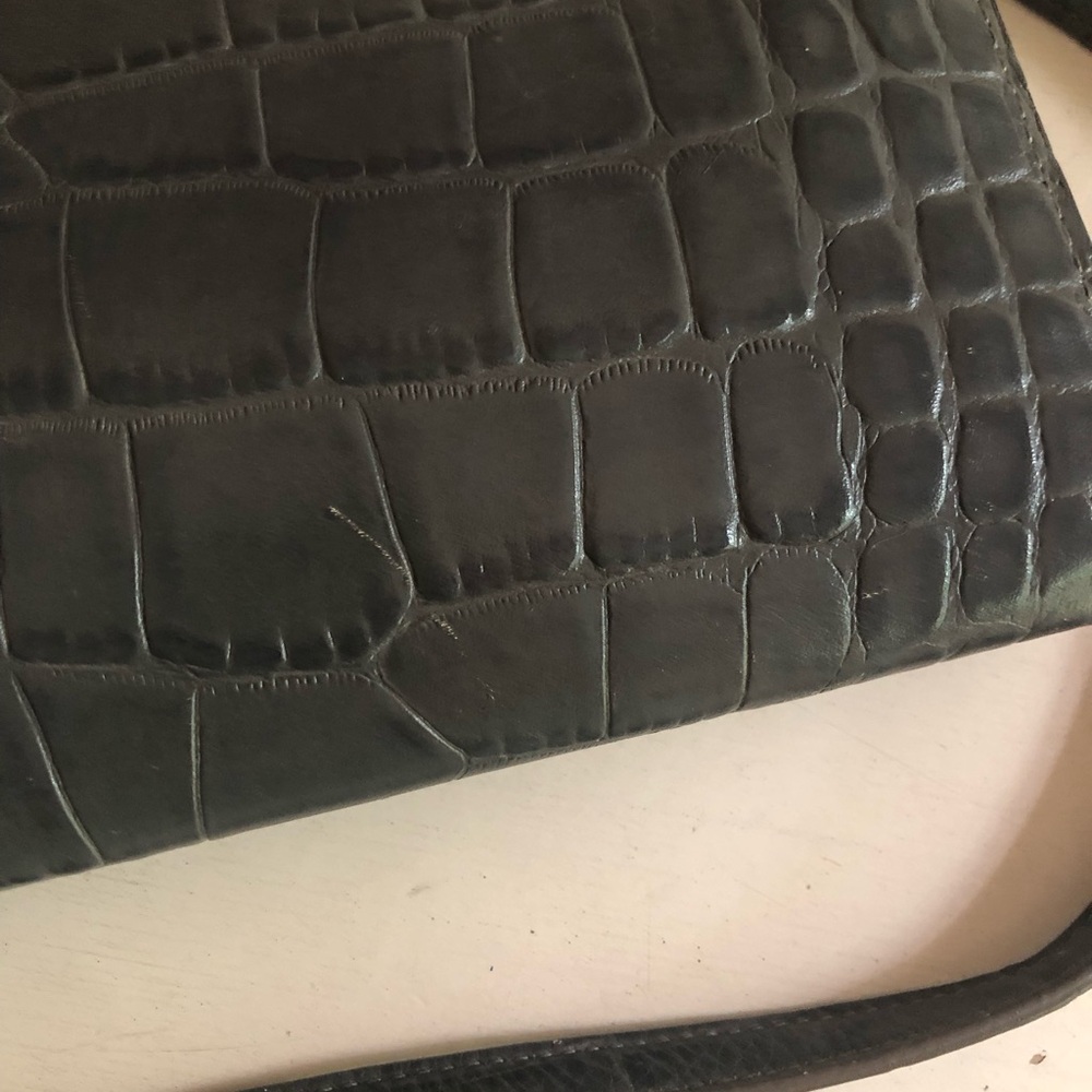 New: Michael Kors Tilda Clutch w Optional Strap. Moc Croc Embossed Leather. - Picture 14 of 14